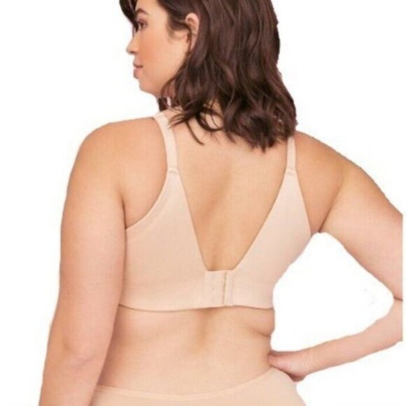 Lane Bryant Cacique Bra Invisible Backsmoother Full Coverage Cafe Mocha 44D - Picture 6 of 8